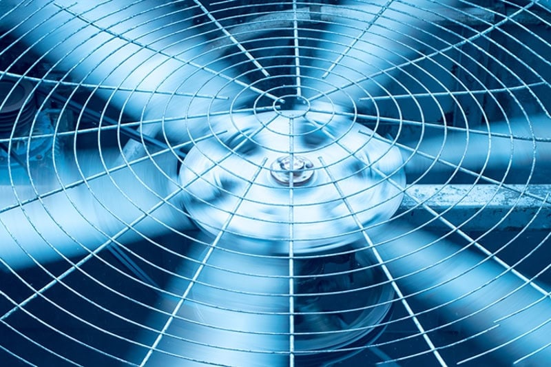 An AC unit.