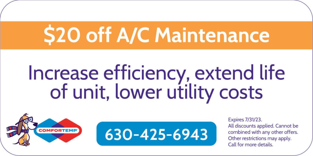  off ac maintenance on your heating system. Expires 7/31/23.